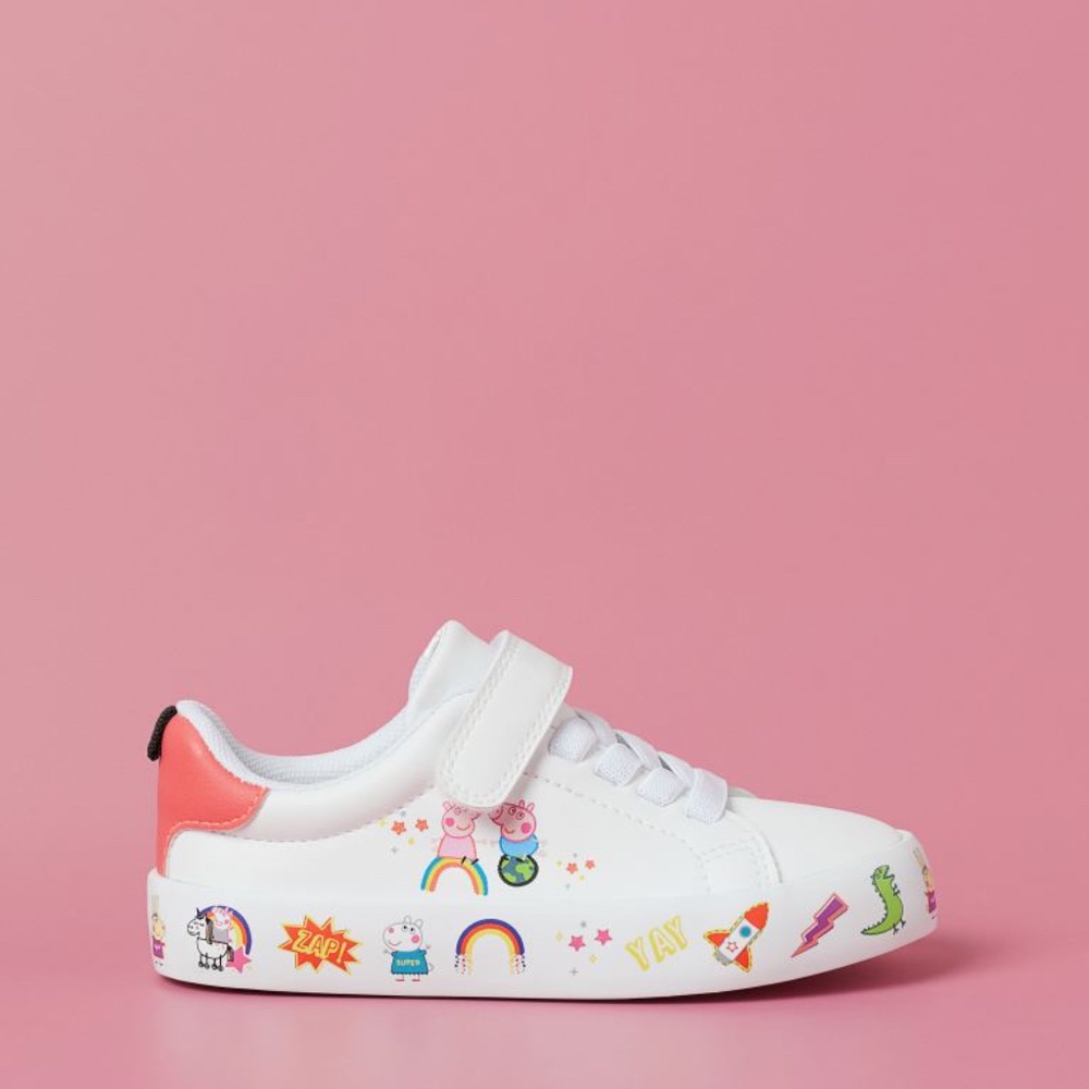 NWT H&M Peppa Pig Sneakers Size 8
